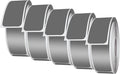 Royal Green Rectangular Color-Coding Labels 3x1-10 Sticker Rolls (75mm x 25mm) - 2500 Pack