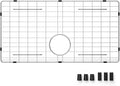 27-9/16" x 14-9/16" Sink Protector, Rear Drain with Corner Radius 3/16", Sink Grid - Rear Drain for Single Bowl Kitchen Sinks