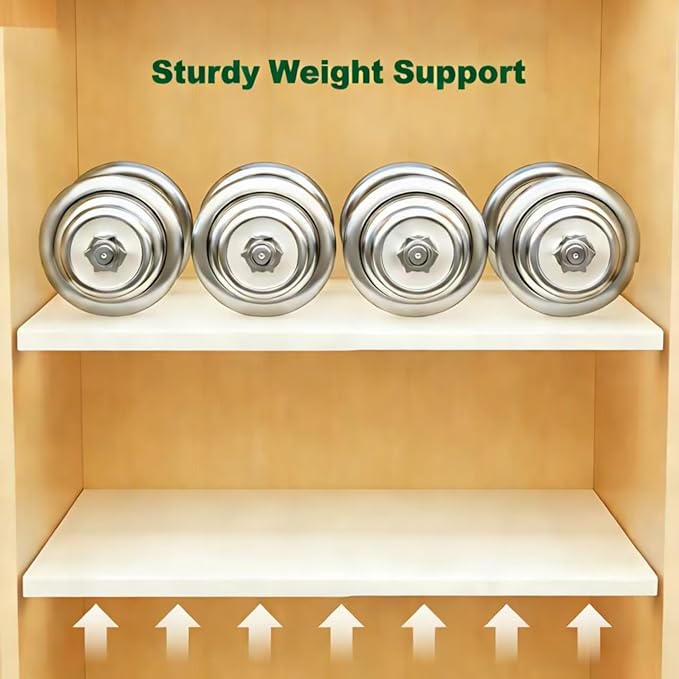 Expandable Closet Shelf Organizer, Adjustable Shelves Organizer, Storage Shelving Rack DIY Divider RV Separator for Cabinet Pantry Wardrobe Cupboard Kitchen, Small 1 Pack