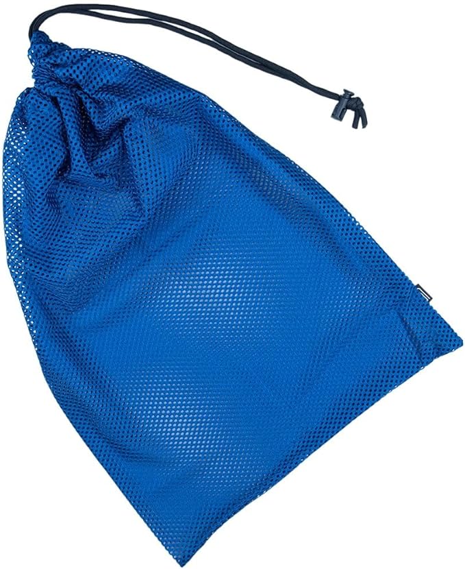 Golberg Mesh Bag - 12 x 18 Inches – Use for Laundry, Beach Days, & Even Camping (F.S. Navy Blue)