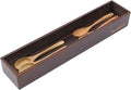 Bamboo Drawer Organizer,Kitchen Utensil Organizer Silverware Tray,Cutlery Holder, Wood Storage Box for Flatware, Makeup, Bathroom, Office Desk,15 * 3 * 2,Nut-brown