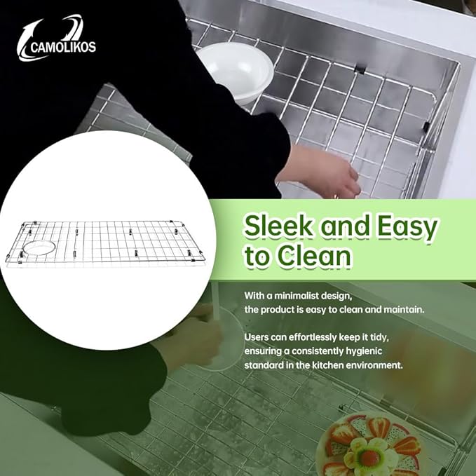 CTXBG2814 Sink Rack for Bottom of Sink for Specific Elkay Sink Bowls 28-1/4" x 14-1/4" x 1-1/4" Stainless Steel Bottom Grid, Kitchen Sink Grid,Sink Grid,Sink Protector,Sink Bottom Grid