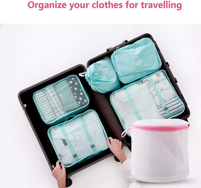 Ainiv Mesh Laundry Bags, 3PCS Bra Laundry Bags with Zips, Bra Wash Bags Mesh Wash Bags, Reuse Washing Machine Bag for Delicates, Blouse, Hosiery, Underwear, Lingerie, Baby Clothes