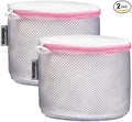 Mesh Bra Bags for Washing Machine, Lingerie wash Bags for Laundry (set of 2)