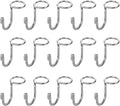 15 Pcs Hanger Hooks Extender Clothes Connector Space Saving Triangles for Hangers Connectors Extenders Closet Organizer Hooks Fits All Standard Hangers Maximize Wardrobe Space