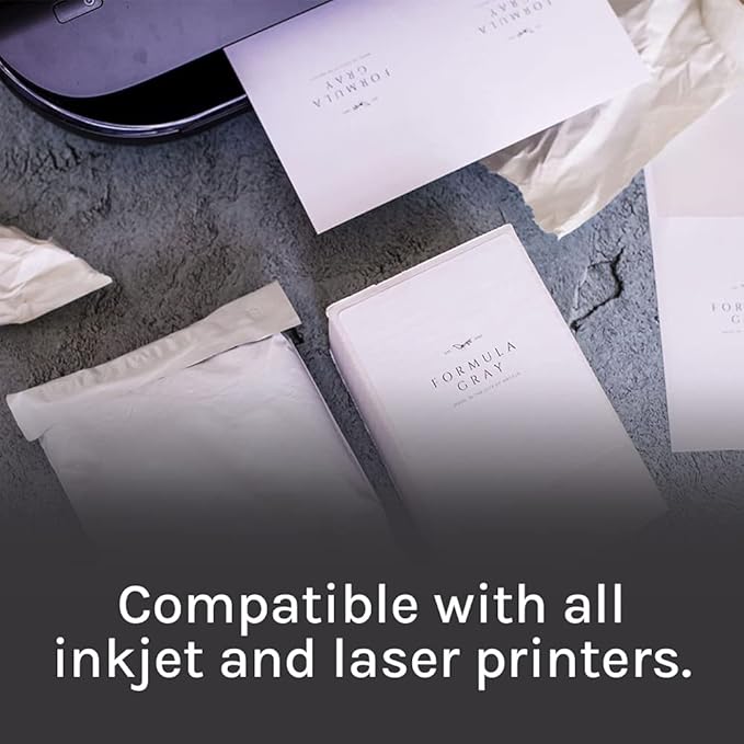 Premium Label Supply White Sticker Shipping Labels – 4" x 5" – Laser/Inkjet Compatible – (4 per Sheet), 100 Sheets - 400 Total Adhesive Labels