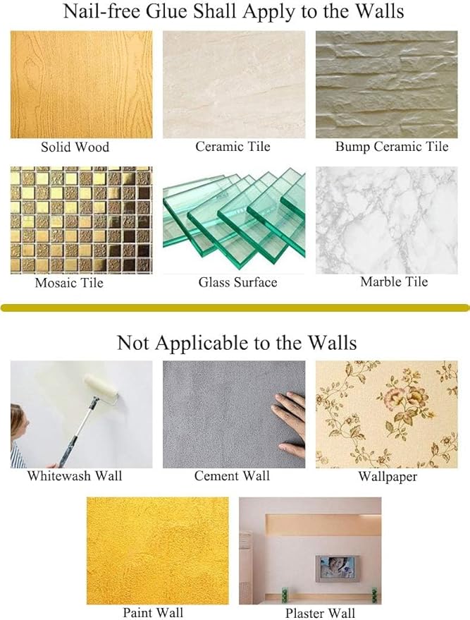 Brushed Gold Color 2 Packed Bathroom Shelves Shower Corner Caddy Organizer Shampoo Holder,Adhesive or Drilling