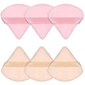 Pimoys 6 Pieces Powder Puff Face Triangle Makeup Sponge Soft Powder Puffs for Loose Powder Foundation Sponge Setting Powder Puff Makeup Tool