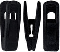 Hanger Clips for Velvet Hangers, 40 Pack Velvet Clips Strong Finger Clips Perfect for Pants, Black