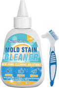 Mold Stain Cleaner Gel, Washing Machine Cleaner for Front Loader Seal, Household Remover Gel for Bathroom Grout, Sink, Shower, Caulk, Front Load Washer Cleaning Solution-8 fl oz