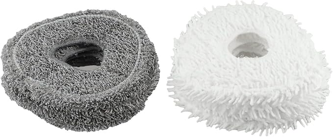 Reusable Washable Microfiber Mop Cloth for Narwal for Freo X for Ultra J4 for J4 Lite Robot Vacuum,4 White and 4 Gray