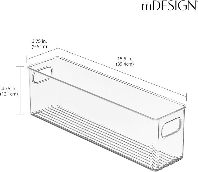 MDesign Kitchen Food Storage Plastic Storage Box