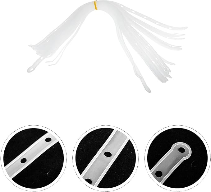 Zerodeko 60pcs Non- Plastic Hanger Strips Closet Organizer Connection Strips for Coats Pants Clothes Space Saving Hanger Connectors for Efficient Storage