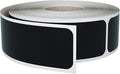(7.5mm x 2.5mm) Black Stickers on a Roll 250 Pack, Rectangular Adhesives Labels 3x1 inch by Royal Green