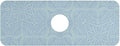 Kitchen Sink Splash Guard 1 PC 14.7 Inch Sink Faucet Mat Splash Guard for Bathroom Countertop Water Absorbent Foldable Cuttable Soft Washable Abstract Blue