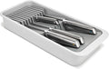 Joseph Joseph DrawerStore 2-Tier Knife Kitchen Drawer Organizer, Holds up to 11 Knives, Disassembles for Easy Cleaning, Recycled Plastic