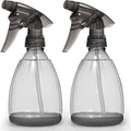 Bar5F Plastic Spray Bottle, 12 oz | Leak Proof, Empty, Trigger Handle, Adjustable Fine to Stream Output, Refillable, Heavy Duty Sprayer for Hair Salons & Spas, Household Cleaners, Cooking (2)