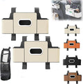 Car Organizers and Storage Box, Car Organizers and Storage Box Behind Set, 4 in 1 Multifunctional Cars Organizer and Storage Back Seat for Hold Phone, Drinks, Handbag, Universal Fit (White*2)