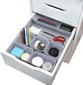 Drawer Organizer Compatible with Alex-8 Piece Modular Felt Different Size Drawer Organizers Set
