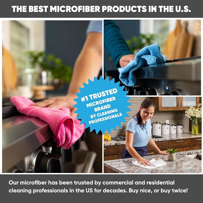 Microfiber Wholesale Premium TV Screen Cleaning Cloth Gray | 14”x14” | 3pk | Soft Microfiber Suede | XLarge Reusable | No Lint Scratch-Free Durable | Large TVs Monitors