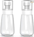 Empty Fine Mist Spray Bottle Travel Refillable Perfume Container Small Cosmetic Plastic Bottle for Face Hair Makeup 2 Pack