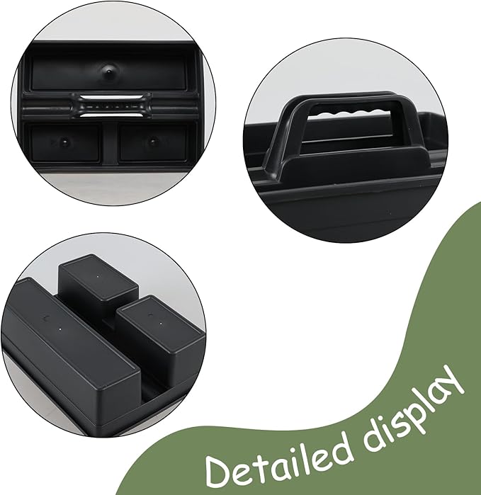 DynkoNA 6 Packs Plastic Cleaning Tool Caddy with Handle, Cleaning Supply Carry Caddy for Cleaning Products