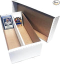 Shoe 2 Row Storage Box (1600 Ct.) - Cardboard Storage Boxes - Baseball, Football, Basketball, Hockey, Sports Card, Gaming & Trading Cards Collecting Supplies by MAX PRO - Made in the USA (5 Pack)