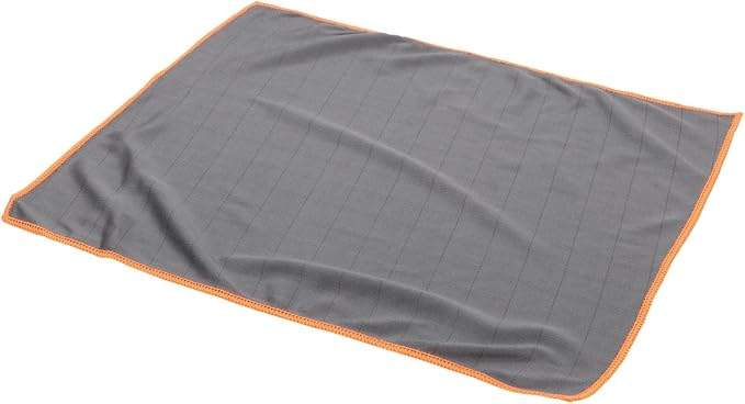 Alipis Microfiber Cleaning Cloth for Cars and Glasses, Orange Car Wiping Cloth with High Water Absorption, Reusable Microfiber Wipes for Interior and Exterior Auto Detailing