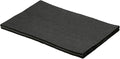uxcell Felt Furniture Pads, 2Pcs 9.84" x 5.91" Adhesive Backed Felt Non-Slip Anti-Scratch Chair Leg Protectors for Protecting Hardwood Floor, Black