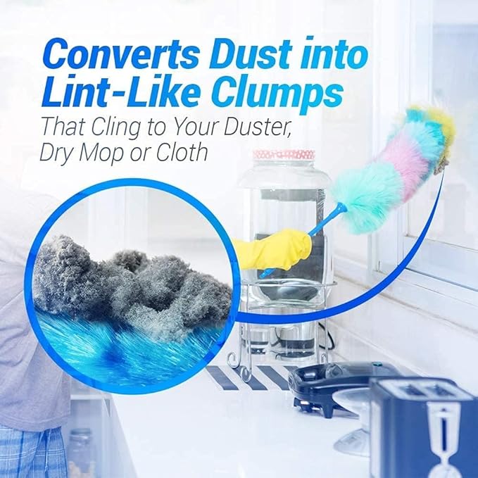 Fuller Brush Duster Spray – 15.5 oz Multi Surface Dust Removing Sprayer - Safe Household Cleaning for Floors, Furniture, Blinds & Car Interiors (Pack of 2)