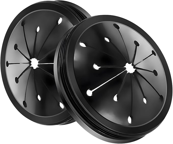 2 Pcs Garbage Disposal Splash Guard, Durable Rubber Material, 3.1-Inch Universal Fit for Splash Guard Sink Baffle Disposal Replacement Waste Food Disposal Part