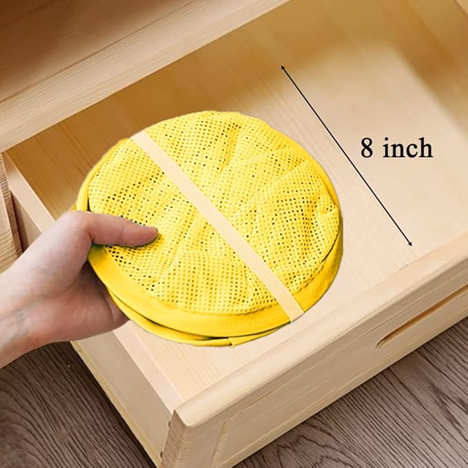 Mesh Pop up Laundry Hamper, Foldable Clothes Hamper Laundry Basket for Rooms, Apartment, College Dorm or Travel, Yellow