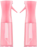 Two-pack Spray Bottles, Fine Mist Refillable Spray Water Bottles, All-Season Continuous Spray Bottles for Hair, Skin Care, Gardening, Pet Bathing, Travel, Cleaning & Home Use