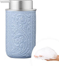 12OZ/350ML Ceramic Foaming Soap Dispenser Empty Hand Soap Dispenser Refillable Lotion Containers with Pump