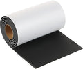 Felt Furniture Pads - Heavy Duty Cuttable Strips with Adhesive Backing, Self-Adhesive Felt Strips, Pad, Tape Roll for Chair Legs, Hard Floor and Wall Protection (Black, 40 x 5 x 0.14 Inch)