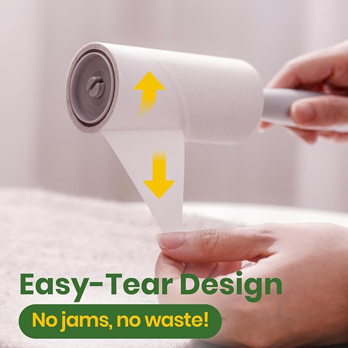 DELOMO Lint Roller 1,000 Sheets (5 Rollers + 5 Refills) - Lint Rollers for Pet Hair Extra Sticky, Mega Value Pet Hair Removal Tool for Clothes/Couch/Furniture/Car - Ideal Home Gift for Pet Owners