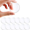 Door Stoppers for Wall, Etybetopstar 12Pack 2" Rubber Door Knob Wall Protectors, Strong Self-Adhesive Door Bumpers for Wall, Quiet & Shock-Absorbing Door Handle Stopper, Clear