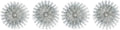 OXO 2 Pack Kitchen Soap Dispensing Brush Refills, Nylon Bristles, White, 3x3x1.5 Inches (Pack of 4)