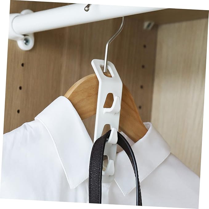 3sets Space Saving Hanger Connector Hooks Closet Hanger Hooks for Efficient Wardrobe Organization and Easy to Use for Home and Dormitory Storage
