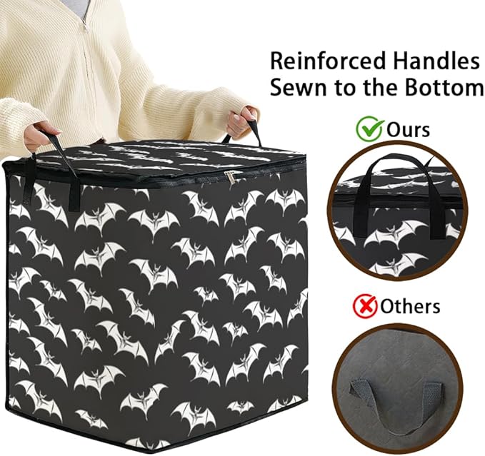 2pcs closet organizers and storage under bed,clothing blanket sweater sheet bedding comforter duvet quilt pillow toy storage bags with lids,dorm room essentials for containers 95L