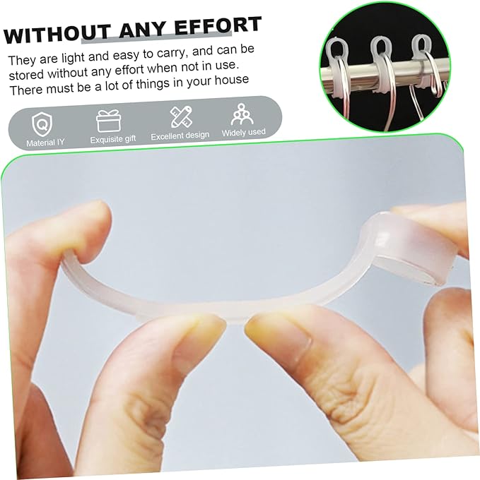 100pcs Buckle Household Windproof Hooks Wall Hangers for Clothes Hanging Hooks Clothes Hanger Connector s s Space Saving Clip Plastic White Stainless Steel