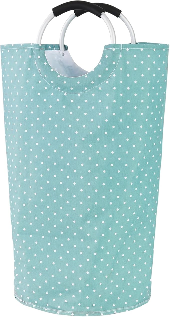 Dalykate Large Laundry Basket 82L Collapsible Oxford Fabric Laundry Hamper Foldable Clothes Laundry Bag with Handles Waterproof Washing Bin Portable Dirty Clothes Basket for College Dorm, Family
