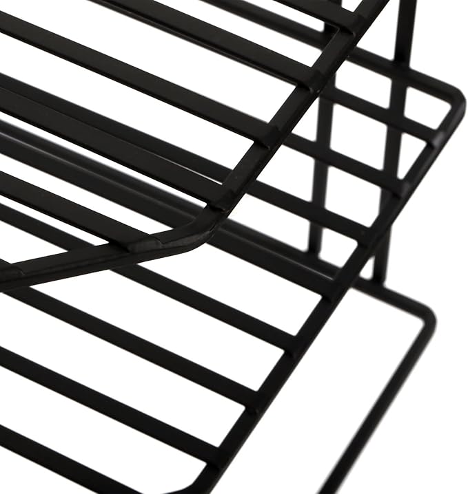 Frcctre 3-Tier Kitchen Corner Shelf Rack Counter and Cabinet Organizer, 9x9x7.5 Inch Metal Wire Kitchen Counter Pantry Cabinet Organizer and Storage Shelf for Plates, Cups, Dishes