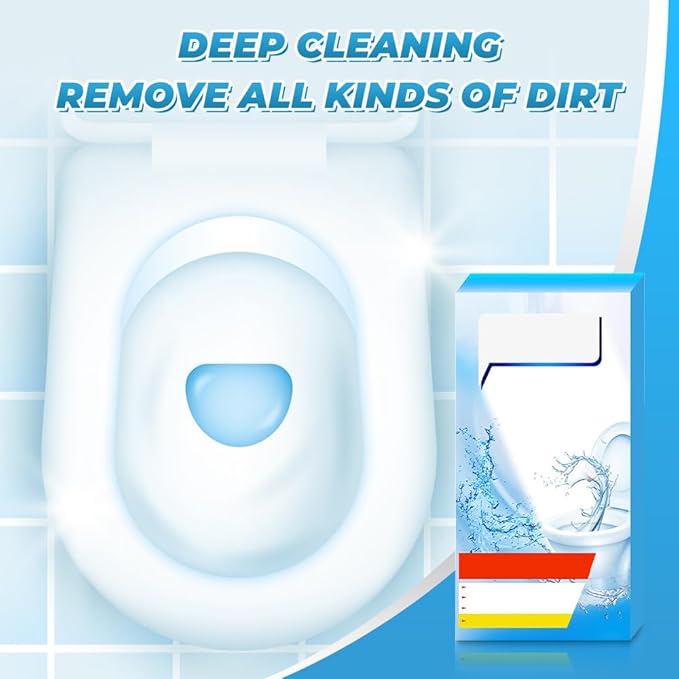 Toilet Bowl Cleaner Tablets, 2026 New Drop-In Cleaner for Freshness, Deodorizing & Stain Removal (48 Pack)
