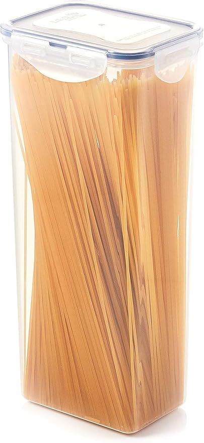 Lock & Lock Airtight Rectangular Tall Food Storage Container, Pasta Box 67.63-oz/ 8.45-cup (1)