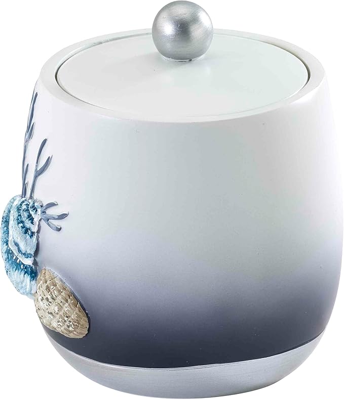 Avanti Linens – Bathroom Accessory, Resin Countertop Accessories, Oceanscape Inspired Bathroom Decor (Blue Lagoon Collection)