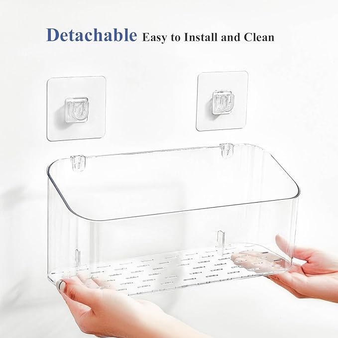 Adhesive Stickers Shower Caddies, Shower Organizer Adhesive Replacement 4 Pack