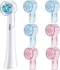 6 Pack Toothbrush Covers Compatible with Oral B iO Replacement Heads, Toothbrush Cover Caps Compatible with Oral B Pro1000 Electric Toothbrush Head，iO Toothbrush Head Cover for Travel & Home