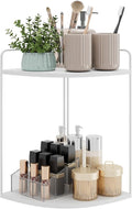 Bathroom Counter Organizer,Countertop Organizer,Vanity Organizers,Bathroom Storage,Bathroom Sink Caddy,Counter Shelf,Corner Counter,Corner Shelves(White)