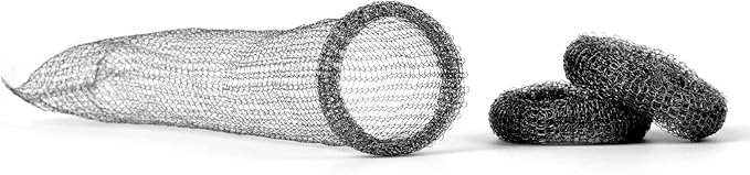 24 PCS Lint Traps LVYOUIF Stainless Steel Washing Machine Lint Snare Traps, Washer Hose Lint Traps with 24 PCS Cable Ties, Laundry Mesh Washer Sink Drain Hose Screen Filter